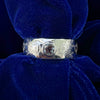 Alexandrite w/ Engraved Flowers Ring