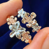 Gulmohar & Jasmine Flowers Ring
