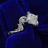 Organic-meets-celestial Engravings Ring