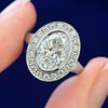 Oval Lab Diamond Ring