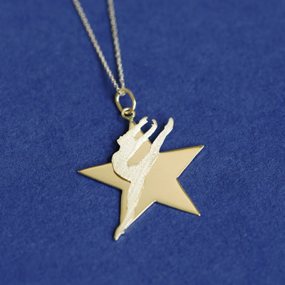 Dancer on Star Pendant