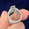 Natural Diamond Oval Ring