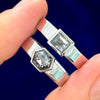 Salt-and-pepper diamonds rings