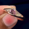 Pink Sapphire Signet Ring