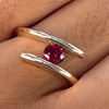 Lab Ruby Ring