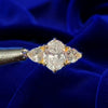 Oval & Pear Diamond Ring