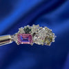 Sapphires & Diamonds Cluster Ring