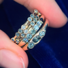 Teal Sapphires Ring