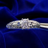 Vintage Floral Diamond Ring