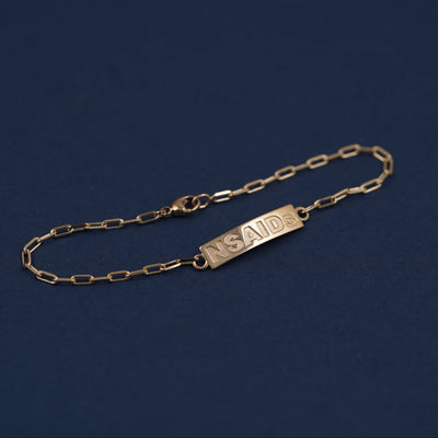 14k Yellow Gold Africa Outline Pendant on Cable Chain Custom Necklace