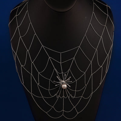 spider web necklace